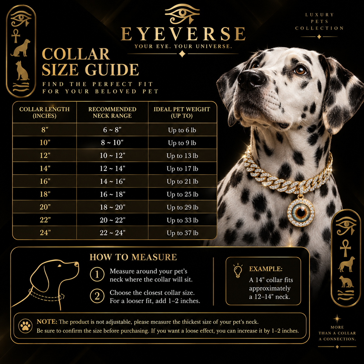 THE PHARAOH IRIS COLLAR